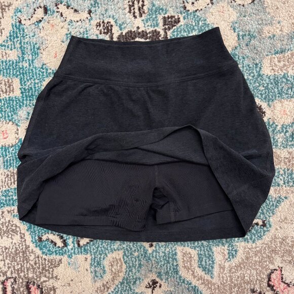 Beyond Yoga Move It Skirt Dark Grey Black Spacedye Size Small - Picture 5 of 5